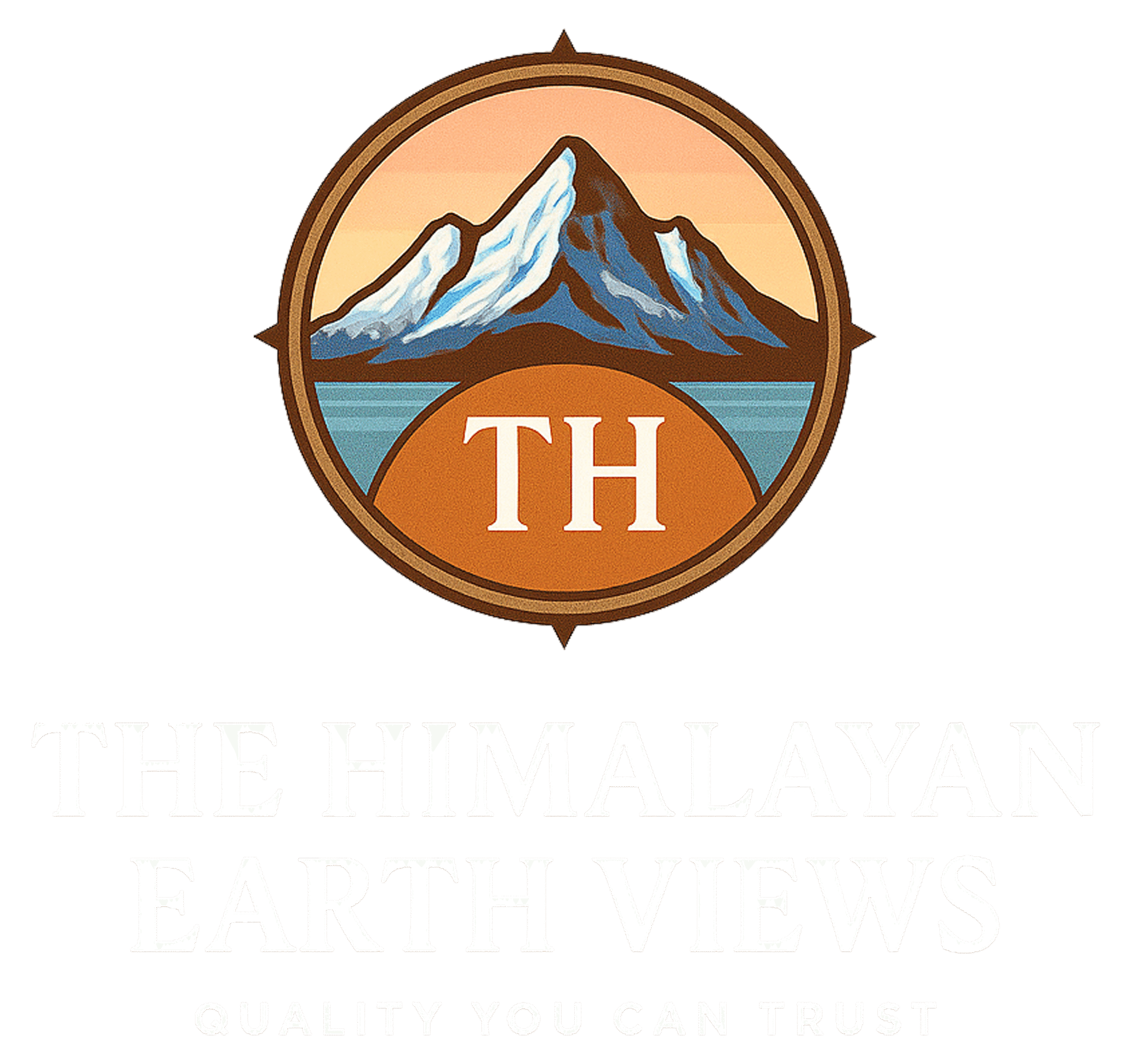THE HIMALAYAN EARTH VIEWS LOGO White title
